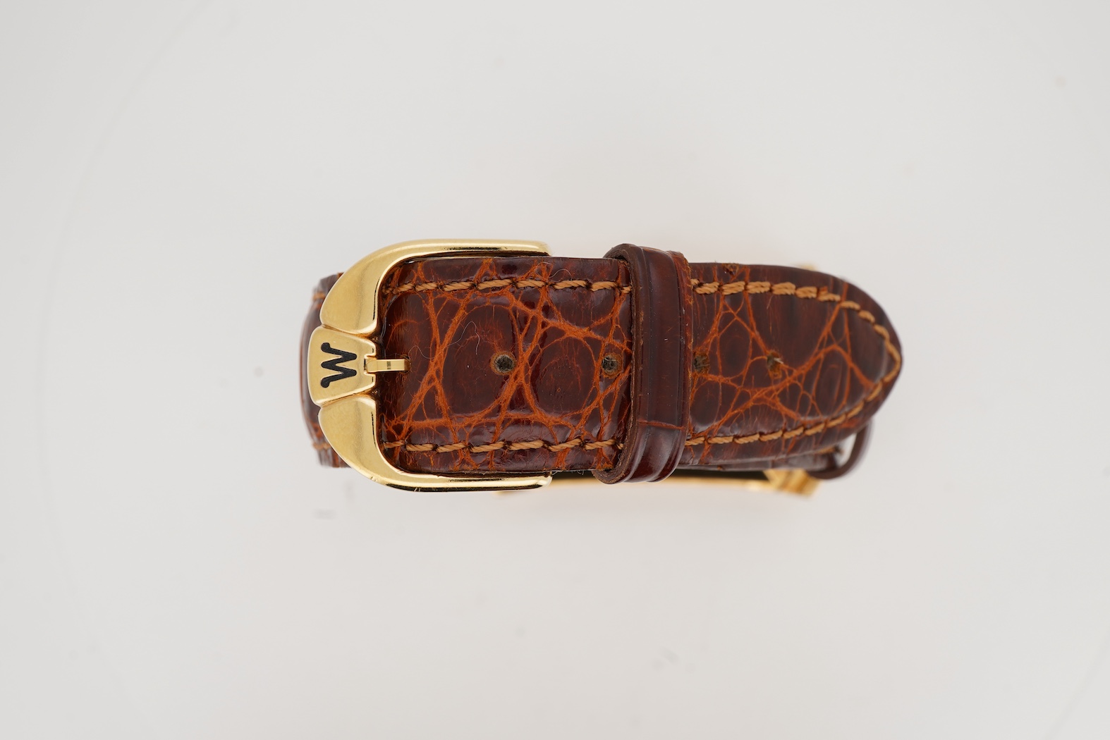 A gentleman's 18ct gold Wyler Incaflex Automatique dress wrist watch